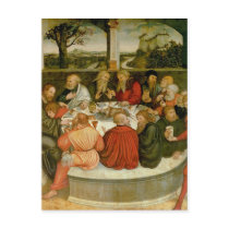 Triptych, left panel, Philipp Melanchthon Post Card