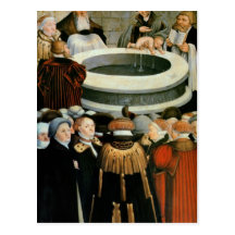 Triptych, left panel, Philipp Melanchthon Post Cards