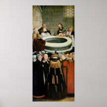 Triptych, left panel, Philipp Melanchthon Posters