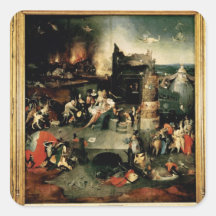 Triptych: The Temptation of St. Anthony Sticker