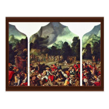 Triptych With The Adoration Of The Golden Calf. [1 Post Cards