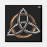 Triquetra (Brown/Silver) Magnet