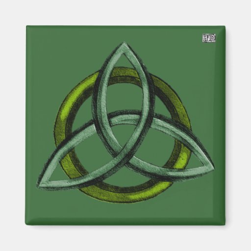 Triquetra (Green) Magnets