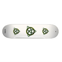 Triquetra (Green) Skateboard Decks
