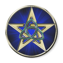 Triquetra Pentagram Magnet