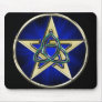 Triquetra Pentagram Mousepad