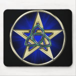 Triquetra Pentagram Mousepad