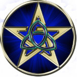 Triquetra Pentagram Ornament photo sculptures