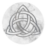 Triquetra Silver Bevel