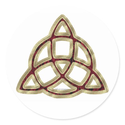 Triquetra Stickers by Rockangel1