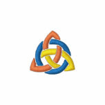 Triquetra - Trinity knot embroidered shirts