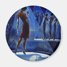 Trish Biddle Glammys Fridge Magnet