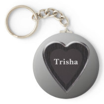 Trisha Heart Keychain by 369 My Name