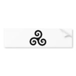 Triskele Bumper Stickers
