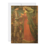 Tristan and Isolde by John William Waterhouse Custom Invites