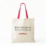 Tristan Chord Unfollow Tote Bags