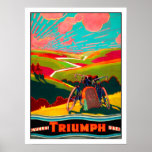 Triumph Cycles - Vintage Bicycle Poster posters