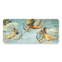 Triumph Of Galatea, Angels detail  Raphael Sanzio Personalized Invitation