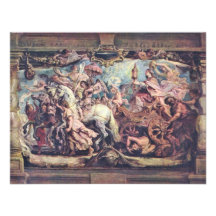 Triumph Of The Church Of Idolatry By Rubens Peter Custom Invitations