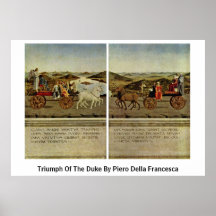 Triumph Of The Duke By Piero Della Francesca Print