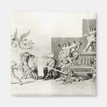 Triumph of the French People over the Monarchy Fridge Magnet