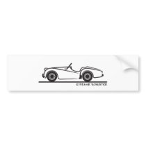 Triumph TR3 Bumper Sticker