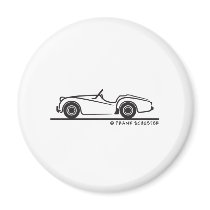 Triumph TR3 Fridge Magnet