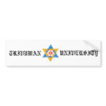 TRIVUWAN UNIVERSITY bumper stickers