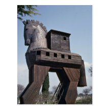 Trojan Horse Post Card
