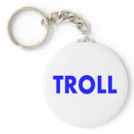 Troll Blue keychains