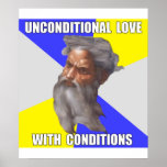Troll God Unconditional Love Posters
