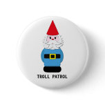 Troll Patrol: Scandinavian Gnome buttons