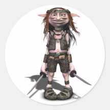 Trollism Round Sticker