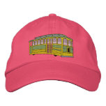 Trolly Car embroidered hats
