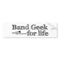 Trombone Band Geek Bumper Stickers
