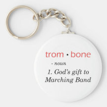 Trombone - Definition Keychain