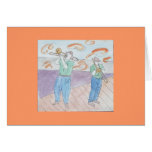 trombone frenzy greeting card