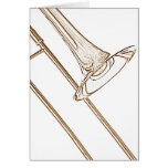Trombone Greeting Card
