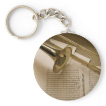 Trombone keychain