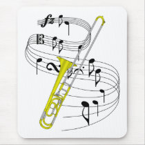 Trombone Mouse Pads