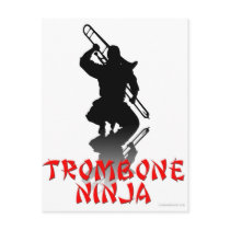 Trombone Ninja Post Cards