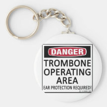 Trombone Operating Area Key Chains
