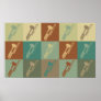 Trombone Pop Art Poster