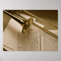 Trombone poster print