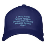 Troop C, 134th Cav. Embroidered Baseball Caps