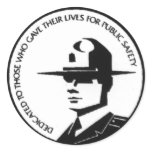 trooper round stickers