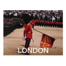 Trooping the Colours London UK postcard