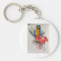 Tropcial Bird in Paradise Key Chain