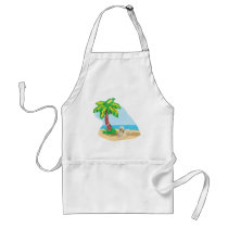 Tropical Afghan Hound Apron