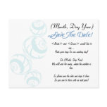 Tropical/Beach/Destination Wedding Save the Date